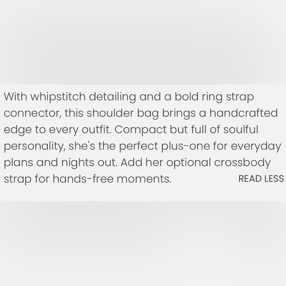 NWT HOBO Opal Mini Shoulder Bag designed to match your look of casual or dressy. - Picture 8 of 9